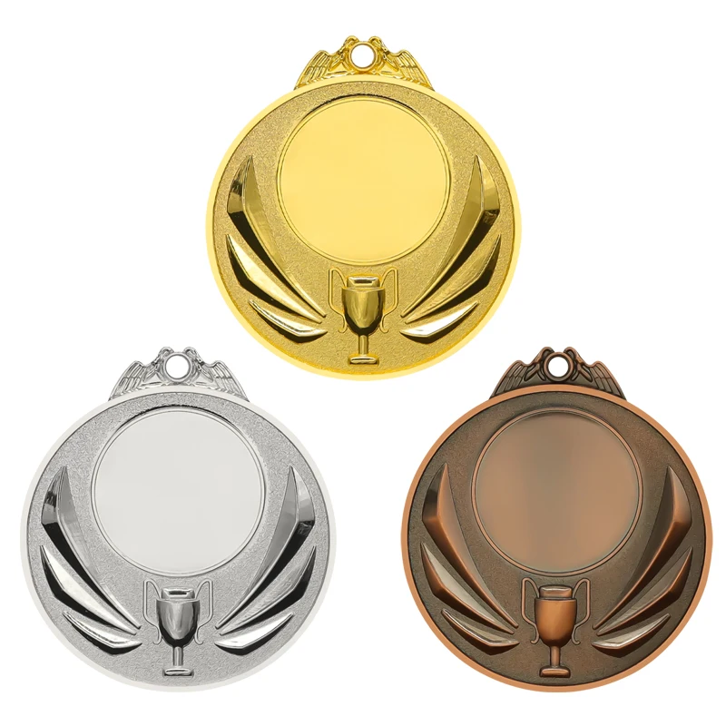 Sport Medal With Ribbon Medal Champions League Blank Medal Winning Commemorative Gift