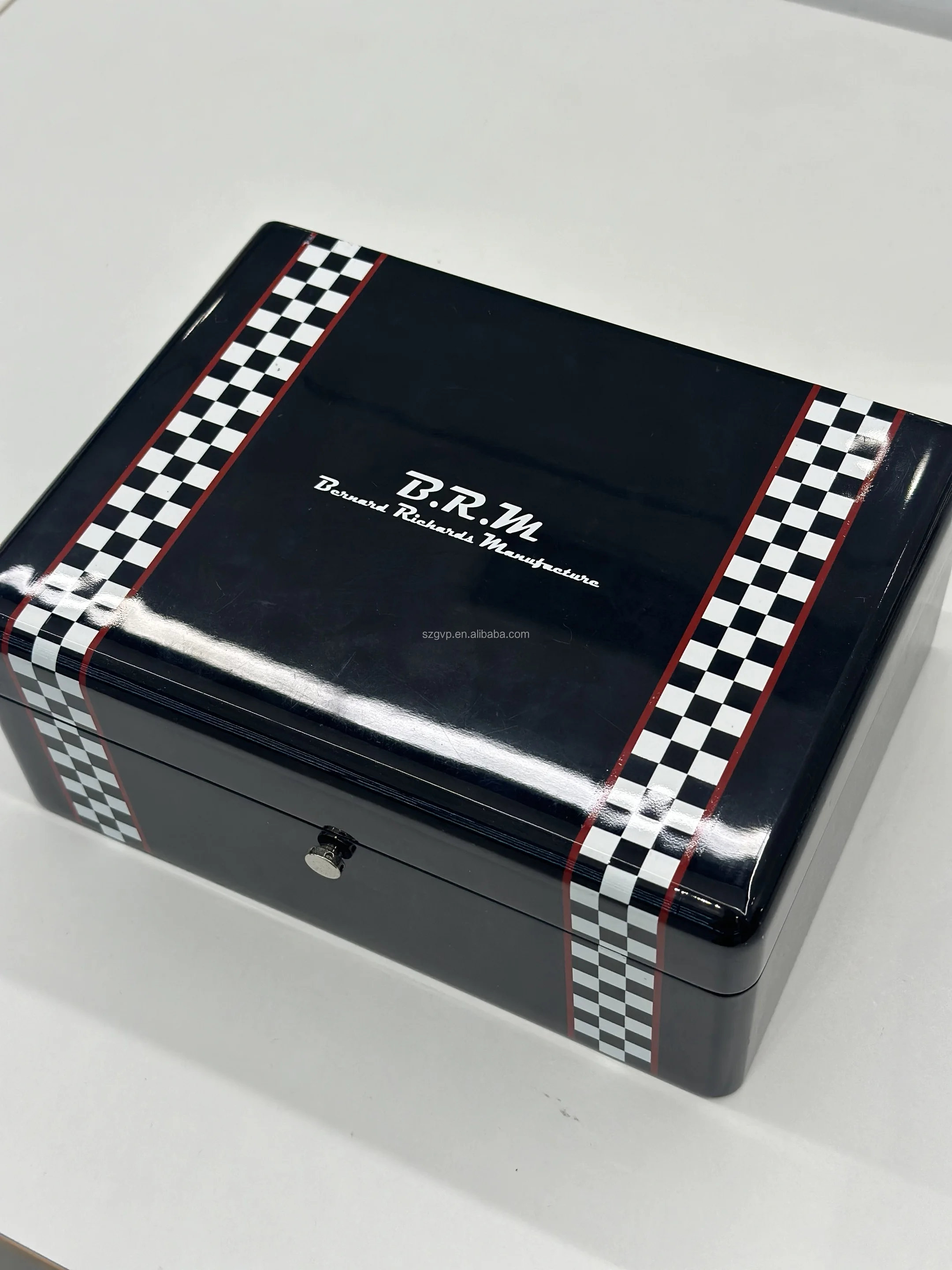 Customized Wood Watch Box Black Piano Lacquer Boxes for Watches Wooden Boxes