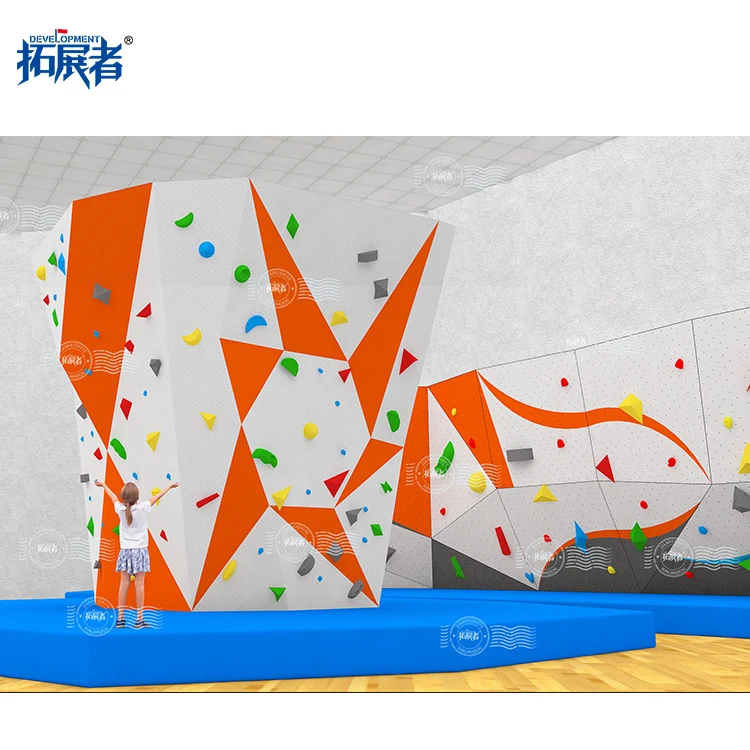 Sturdy Construction Indoor Big Island Bouldering Rock Climbing Wall with CE and ROHS for Climbing Gym