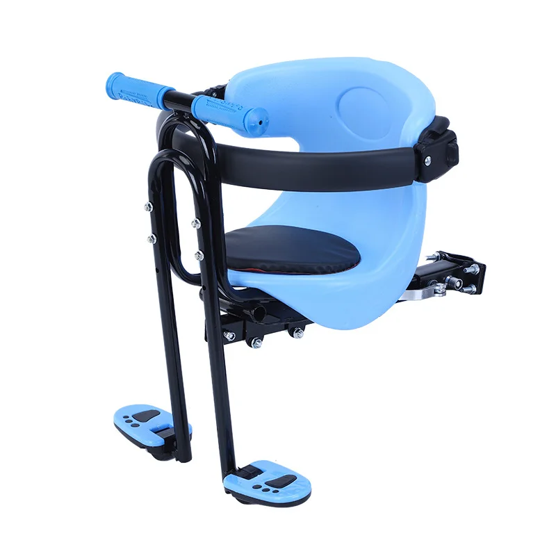 Red Baby Bike Belt Handrail Pedal Chair Compatible With Adult Bike Kid Backrest Seat For MTB Bicycle