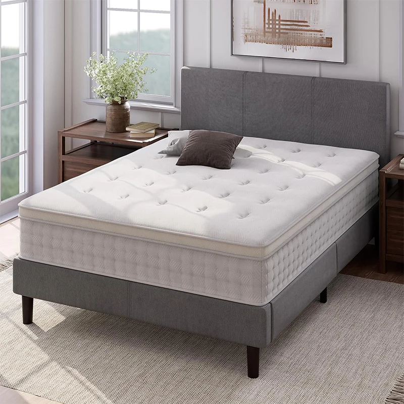 Natural latex mattress spine protector double bed 2m luxury hotel home independent thickened memory spring mattress