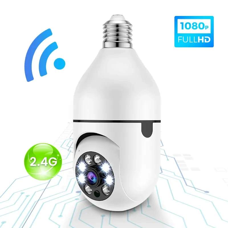 V360PRO CCTV Security 1080p Bulb Camera 360 Degree 5ghz Wireless Home Security Camera