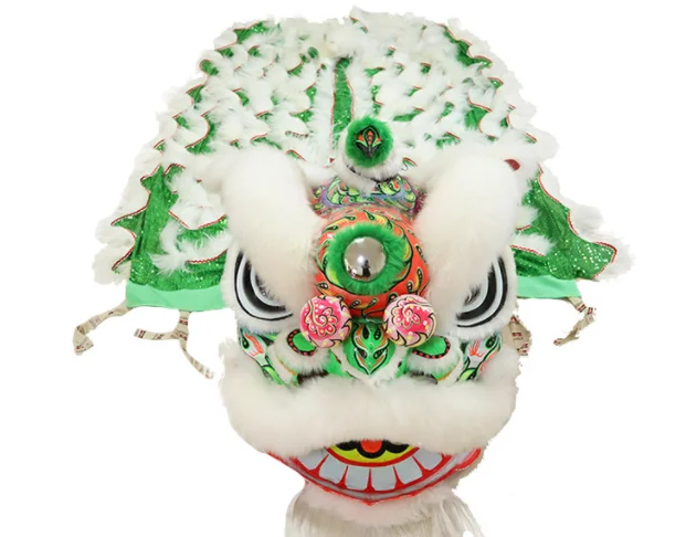 2024 Hand Craft Lion Dance Normal Size China Two People Performance Lion Dance Costume Chinese Culture Dancing Lion