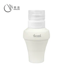 Travel Accessory Portable Folding Mini Silicone Squeeze Shampoo Travel Bottle Set/Kit