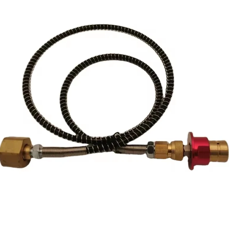 Soda Water Cylinder Soda Maker Stream DUO Quick Disconnect to External Co2 Tank Adapter & Hose Kit W/QD Connector