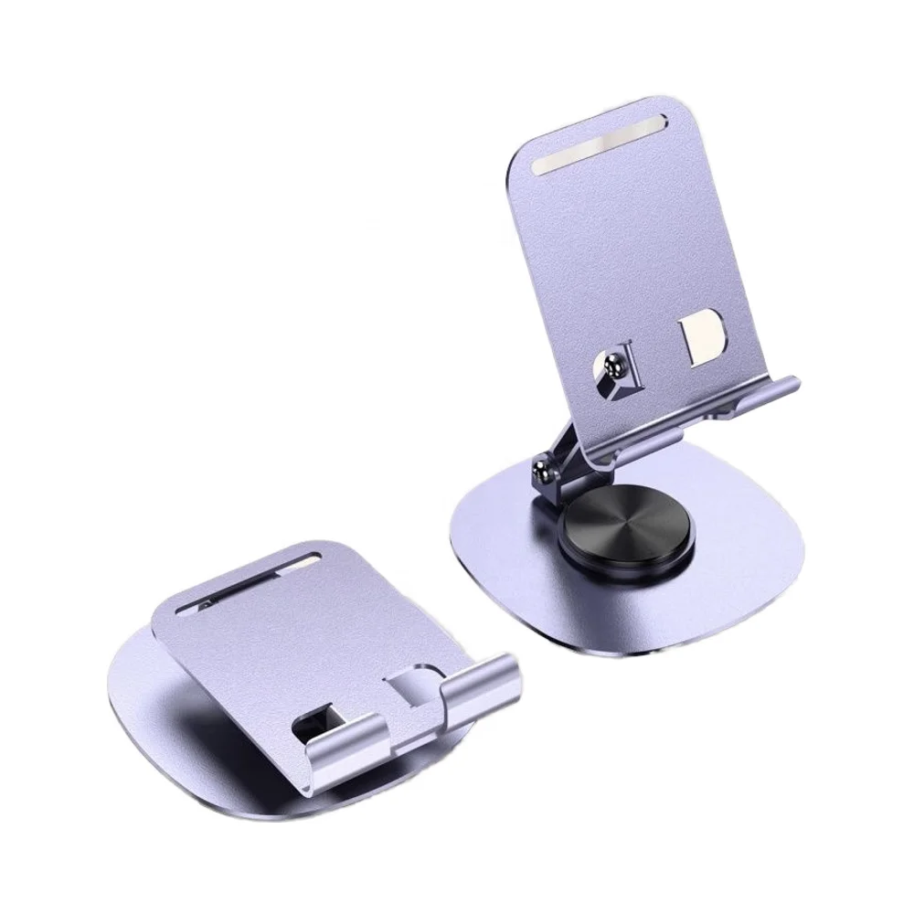 All Metal Folding Mobile Phone Desktop Bracket Universal Flat Flat Live TV Show Lazy Lifting Bracket Sports Entertainment
