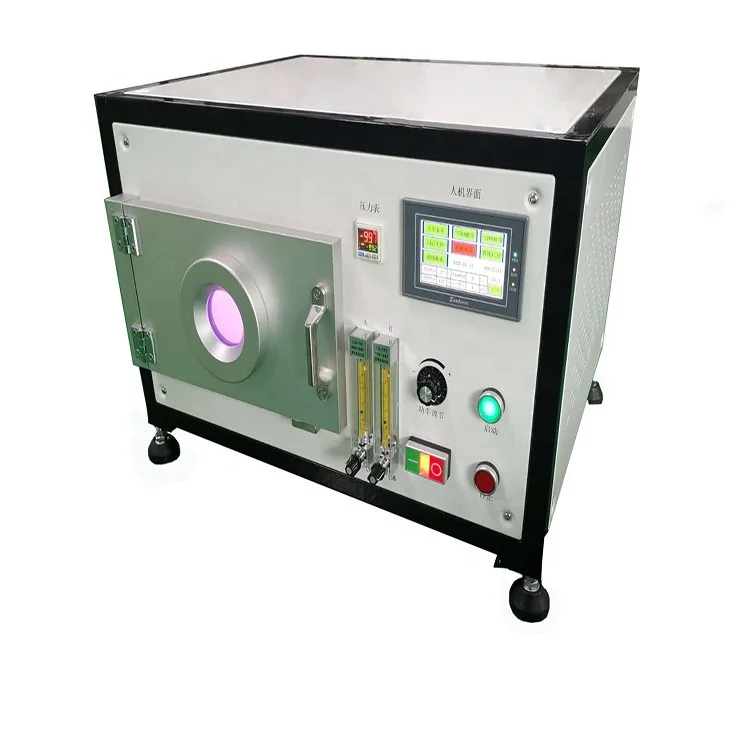 15L Square Plasma Surface Processor Vacuum Plasma Cleaner for Plasma Cleaning, Etching, Surface Treatment with air , O2, N2, Ar