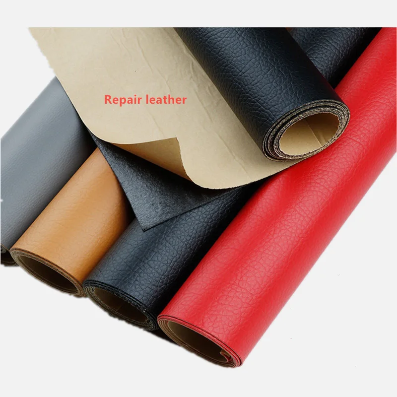 
factory wholesale self-adhesive synthetic adhesive patch sticker repair leather roll 