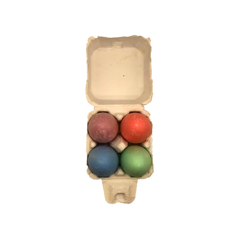 4 Pcs Non Toxic Washable Outdoor Jumbo Sidewalk Egg shaped Chalk