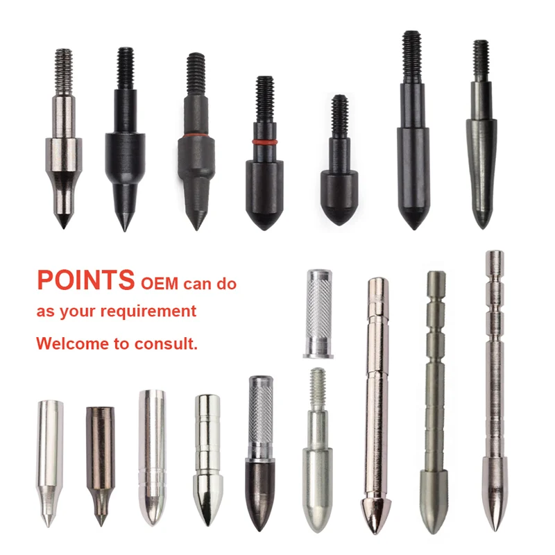 High Quality Arrow Points with Insert Archery Target Arrowhead 100 125 grain Hunting Arrow Head Field Tips Points