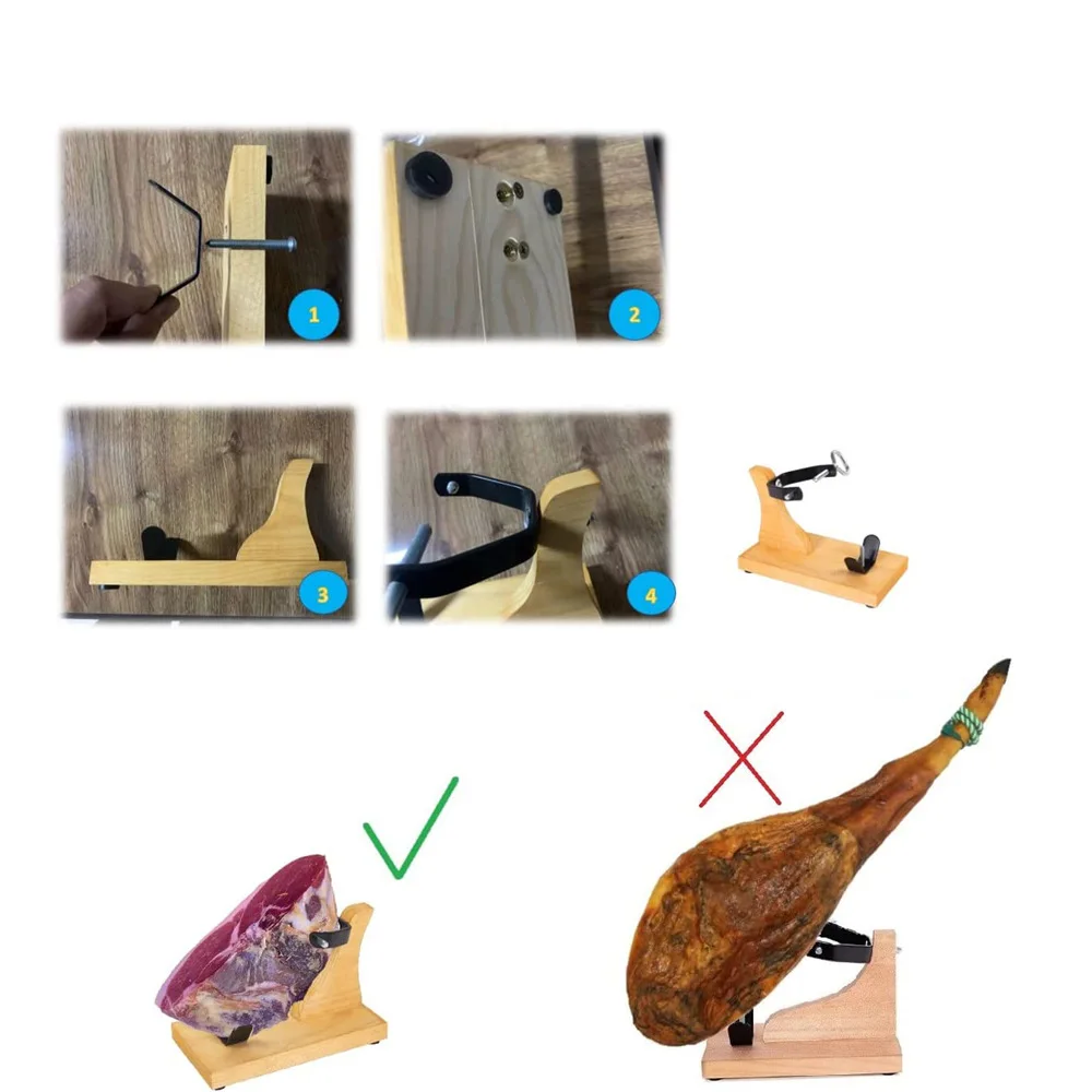 Wood Small Size Ham Holder for Specialty Tools
