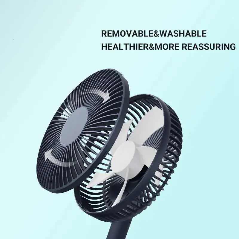 Wall-mounted Foldable Table Model Fan Portable Ventilation Air Multifunctional Folding Fan Mini Desktop  Usb fan