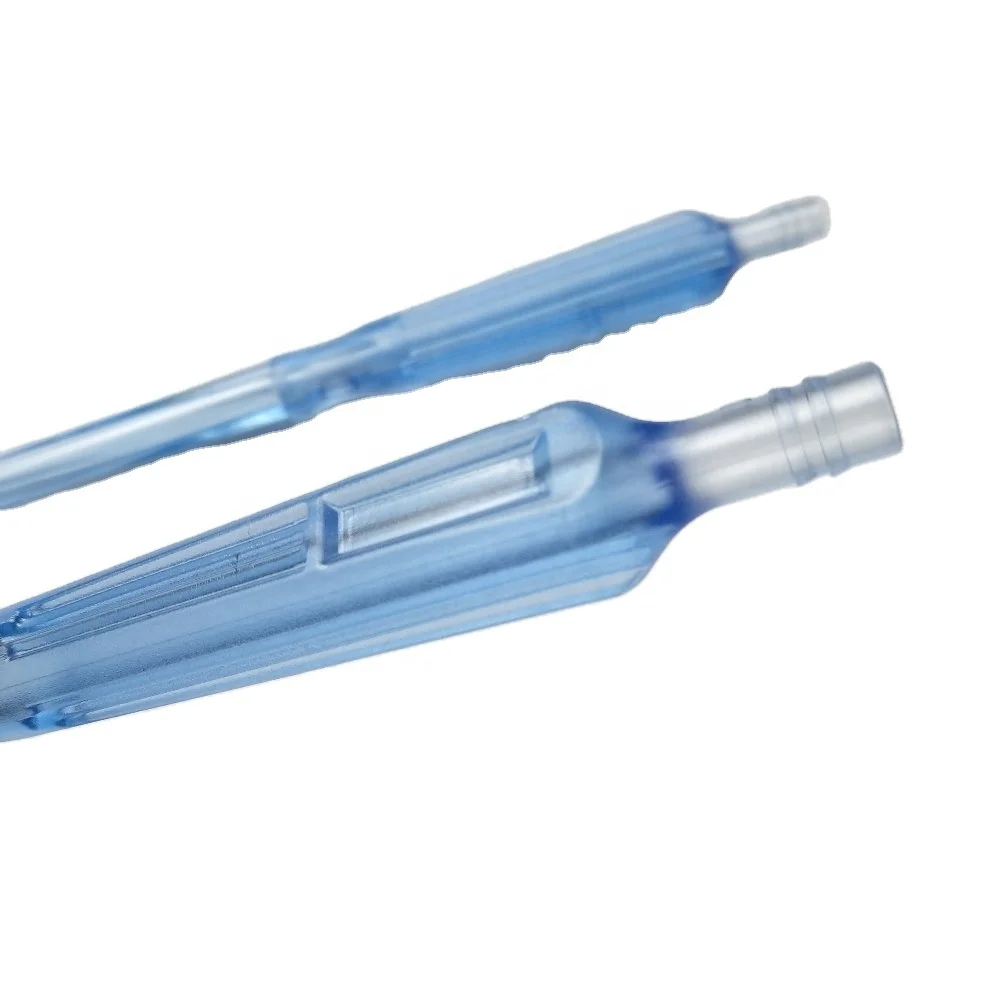 Medical product Yankauer Suction handle suction tube for operation 26cm blue color