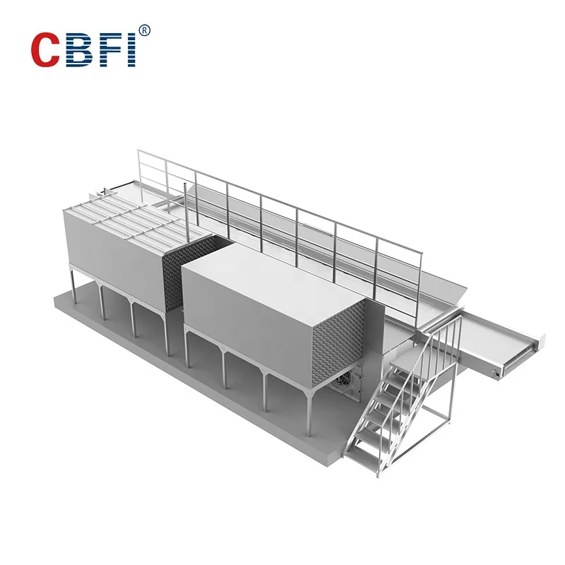 Iqf Individual Quick Freezer Fast Fluidized Freezing Machine For Fruit Mango Grains