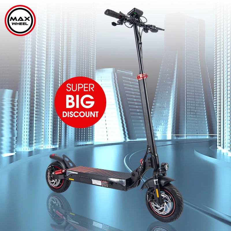 Max 40Km/h Speed 10 Inches Wheels Long-range Battery Foldable Self-Balancing Electric Scooters wholesale