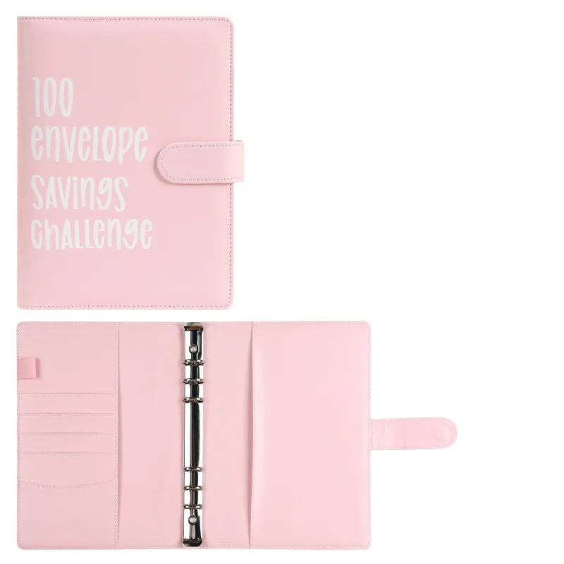 Custom 100 DAYS Money Save Binders Planner Budget Binder Cash Envelopes Money Savings Challenge Book Binder