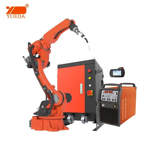 Full Automatic 6 Axis Robot Arm Fiber Laser Robotic Welding Machine For Metal Welding