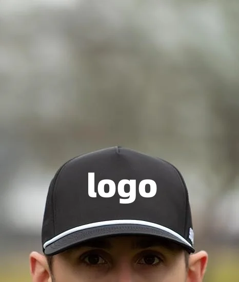 Custom Rubber Logo Golf Rope Hat 5 panel 3D Embroidered Baseball Cap Mesh Blank UFC Golf Hat For Men Snapback For Men DOM102