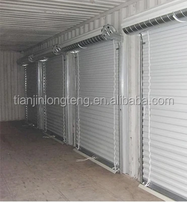 Portable Storage Roller Up Container House 40ft 40 feet Self Shutter with 4 5 6 7 8 Doors Shipping Container