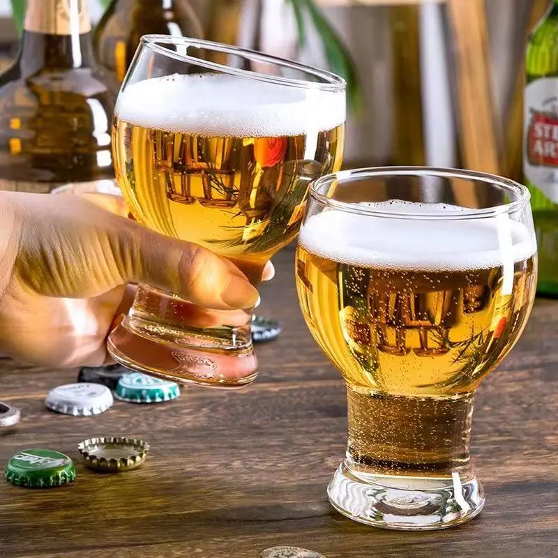 Hot Sale 16 oz Beer Glass Cup Fancy Ice Tea Juice Glasses Gin Water Glass Cups For Drinking