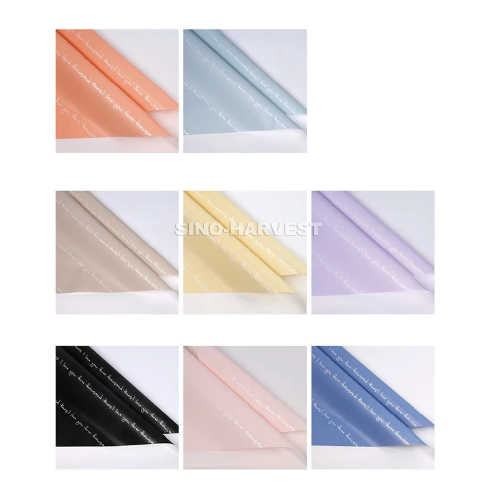 High Quality Flower Wrapping Paper Fashion Korea Paper Style Floral Bouquet Ou Ya Gift Wrapping Paper