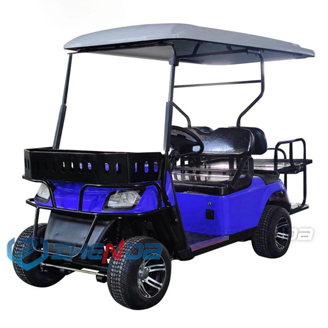 Good Quality Golf Car Chinese 48V 4 6 8 Seats Lithium Battery Pure Electric Club Car Golf Cart