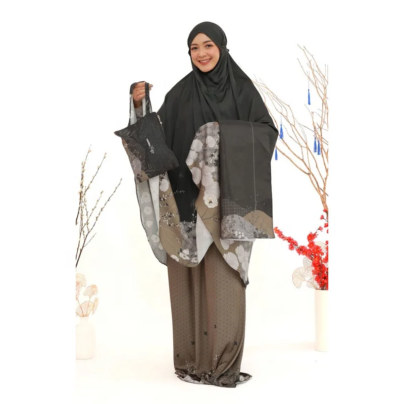 Wholesale comfortable women abaya dubai best selling monsoon lace decoration prayer abaya Modest Khimar Hijab Abaya