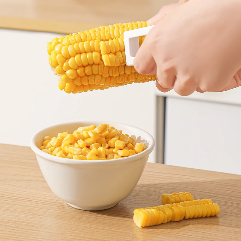Household Corn Thresher Peeler Corn Stripper Shaver Peeler Stainless Steel Practical Corn Peeler Artifact Kitchen Gadgets
