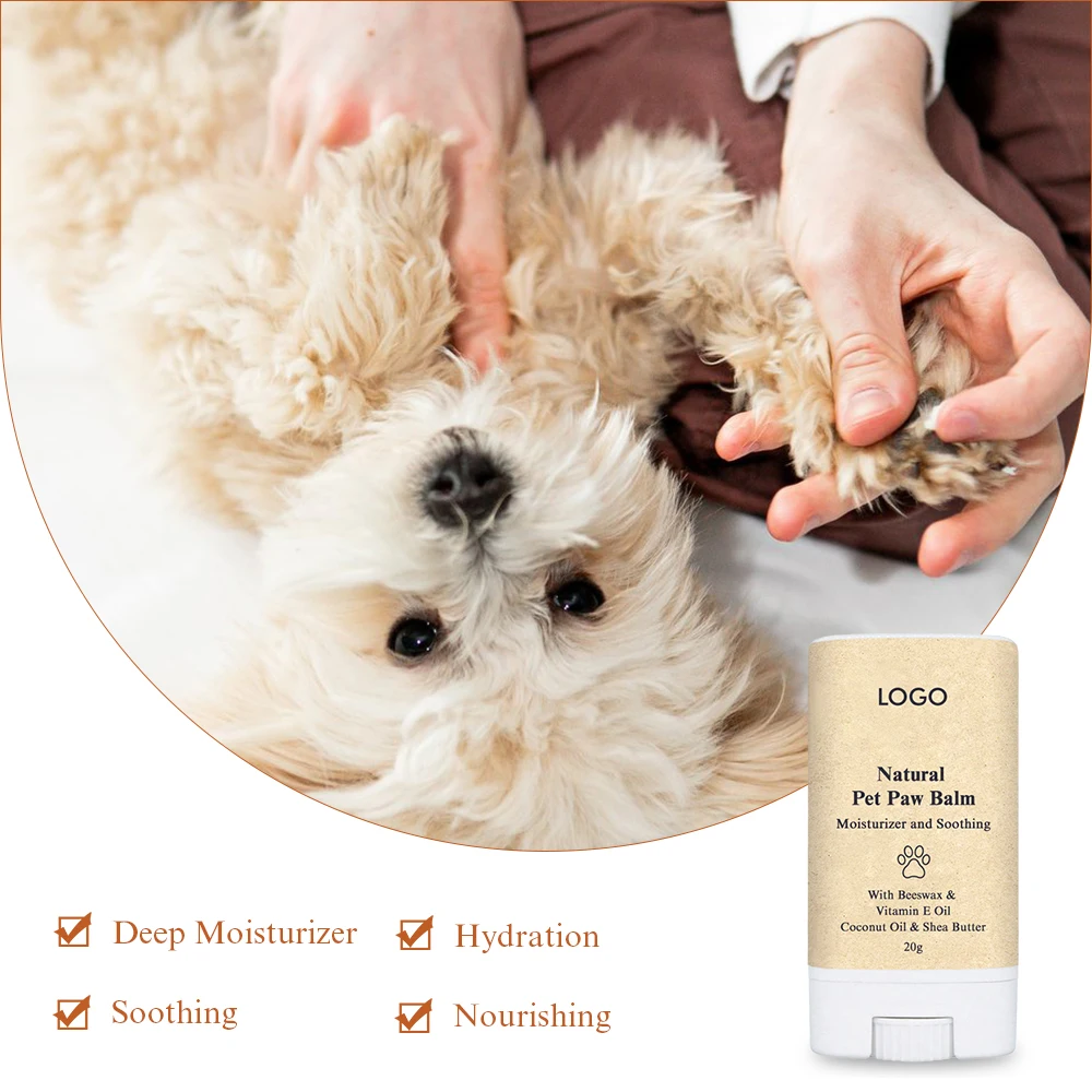 Oem Odm Coconut Oil Fast-Acting Protect Heal And Repair Damaged Paws Moisturising Claw Care Cat And Dog Paw Balm Stick For Pet