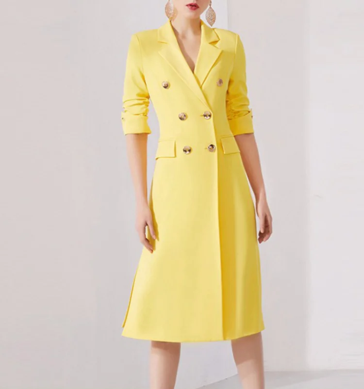 Custom Oem Odm Quality Luxury  High End Office Dress Formal Dresses Gold Formal Dress For Women Elegant Ladies Office