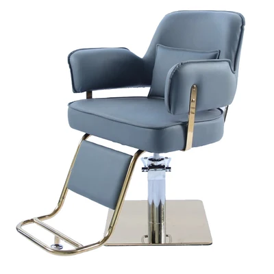 Wholesale Salon Hair Chair Classic  Leather Fashionable Customized Style Beauty Modern barber chairs HE-580