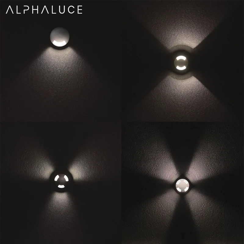 1 2 3 4 Side Ways New Arrival Indoor Outdoor Ip67 Deck Inground Lighting Stair Recessed Step Light Corner Lamp