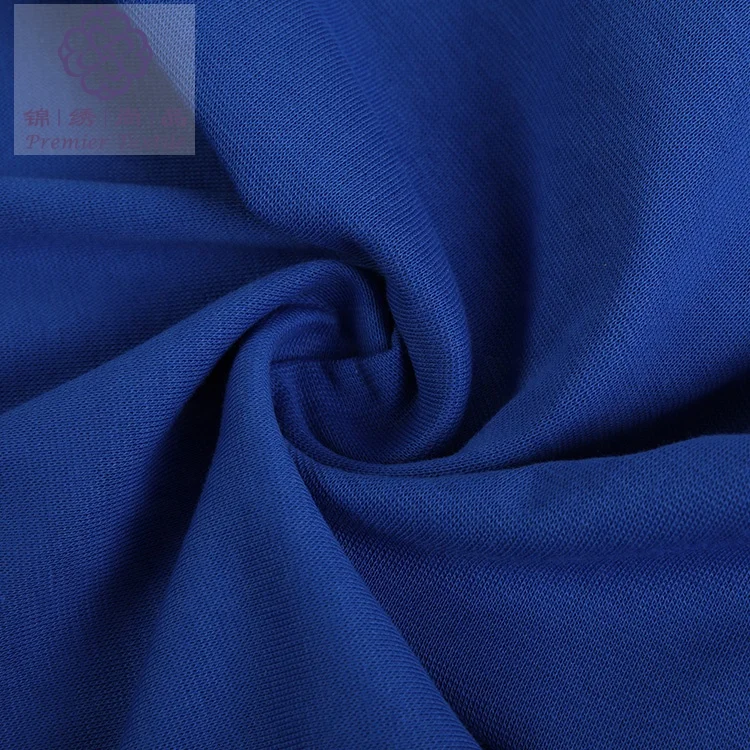 Guangzhou factory directly high quality collar and cuffs fabric dresses 95% cotton 5% spandex ribbed fabric for t shirt