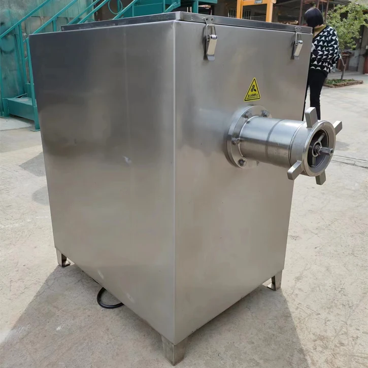 Automatic Meat Mincer Grinder Bones Grinding Machine For Chicken Pork Beef Sheep Goat Meat Professional Meat Grinding Machine