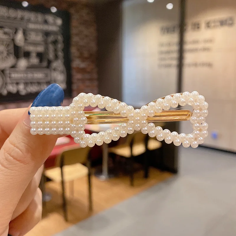 Fashion pearl Diamond hairclip pearl diamond hair clip for wholesale N2412106