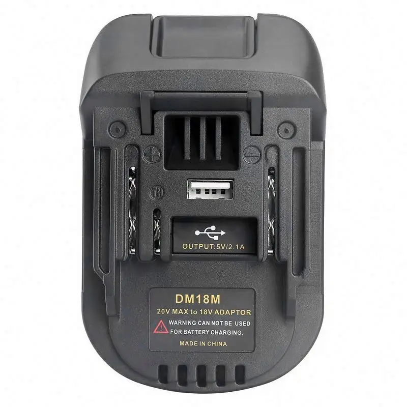Адаптер для батареи DM18M 20 в адаптер батарей Dewalts Milwaukees испарителей BL1830B BL1860B преобразователь