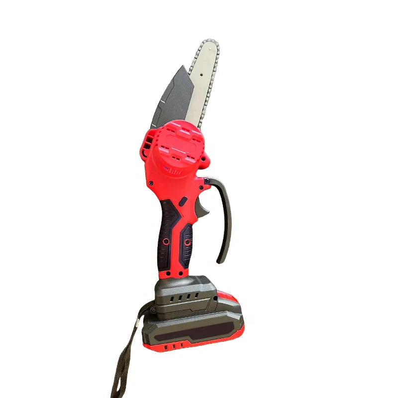 4-inch lithium battery electric chain saw portable cordless mini saw with brush chain saw