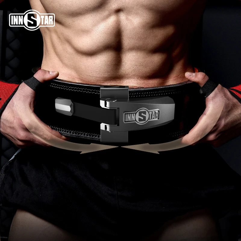 INNSTAR  new design lever weightlifting belt For Men champion belts weightlifting belts