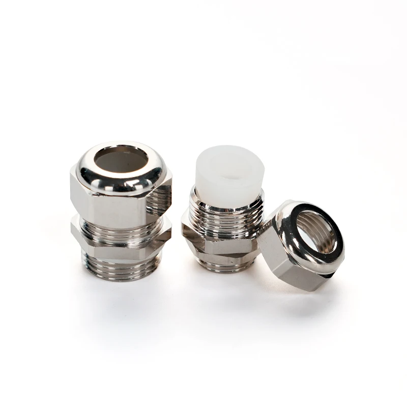 JAR High-Temp Metal IP68 Connector Brass M20*1.5 Cable Gland Waterproof Cable Entry with RoHS Certification PG & MG Type