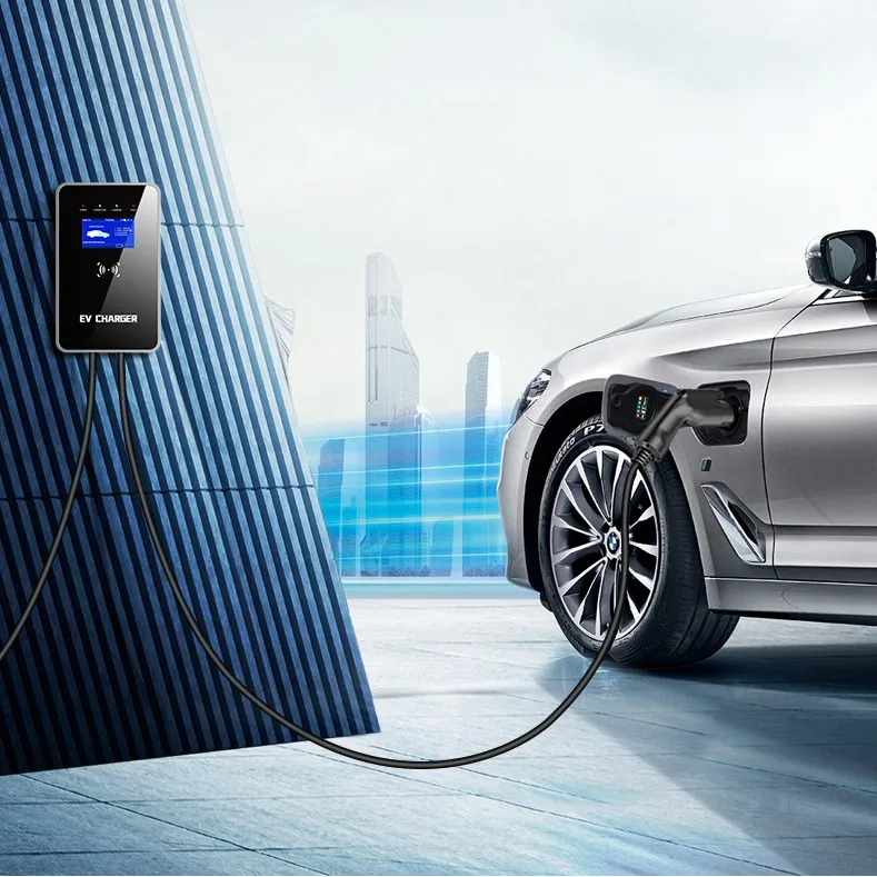 
China 3Phase commercial OEM wifi RFID 7kw 11kw 22kw AC Type2 car Home fast charging station CE TUV OCPP1.6 Ev Charger Wallbox 