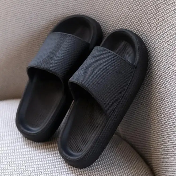 Custom Slippers Non-slip Indoor Thick Soled Eva Form Cloud Slippers Chancletas De Mujer Pillow Slides for Women