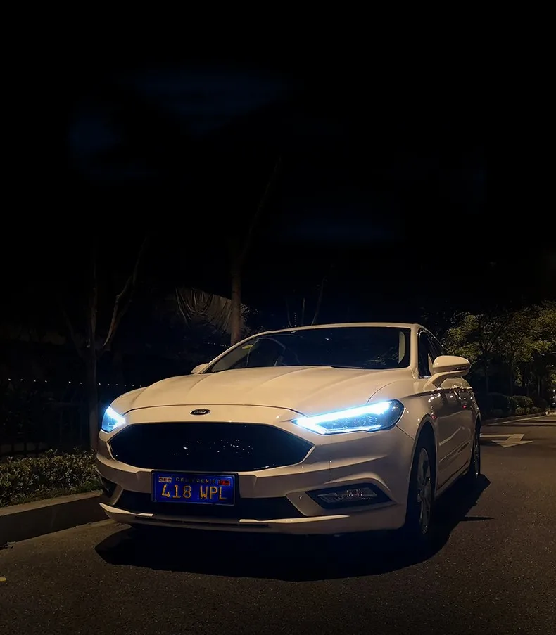 Комплект переднего бампера, Светодиодные Автомобильные фары для Ford Mondeo Fusion 2017 series