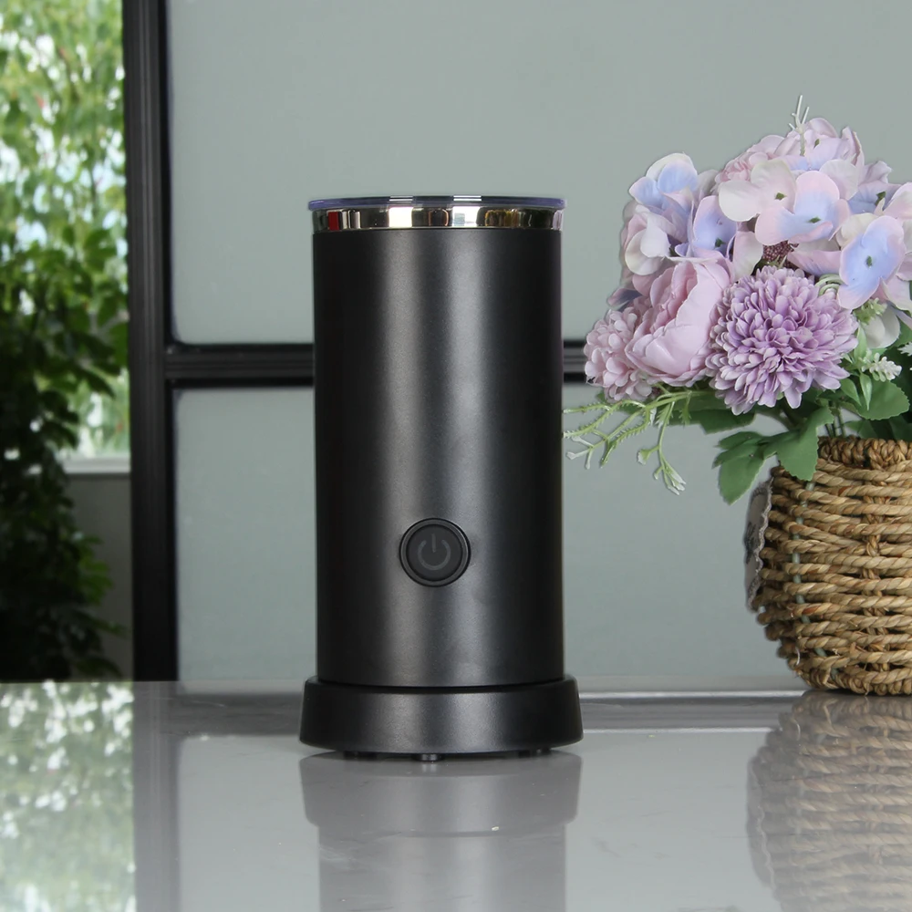 Good Quality Black Home Milk Frother Coffee And Milk Heater For Sale