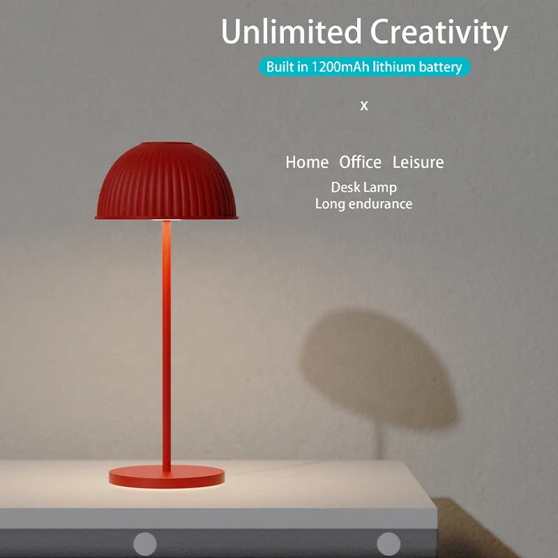 Nordic Hotel Touch Cordless Light Restaurant Rechargeable Lampada Da Tavolo LED Table Lamps Luxury