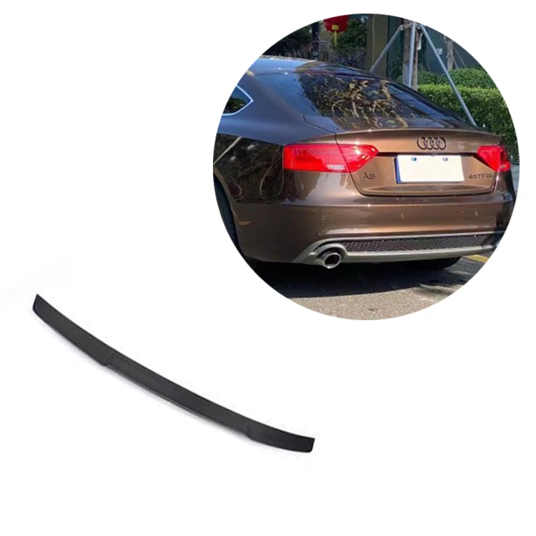 Hot Selling Carbon Fiber Car Universal Spoiler Rear Lip Wing For Audi A4
