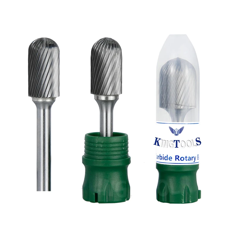 Double Cutting Metric Tungsten Carbide Burrs Rotary Burr Set