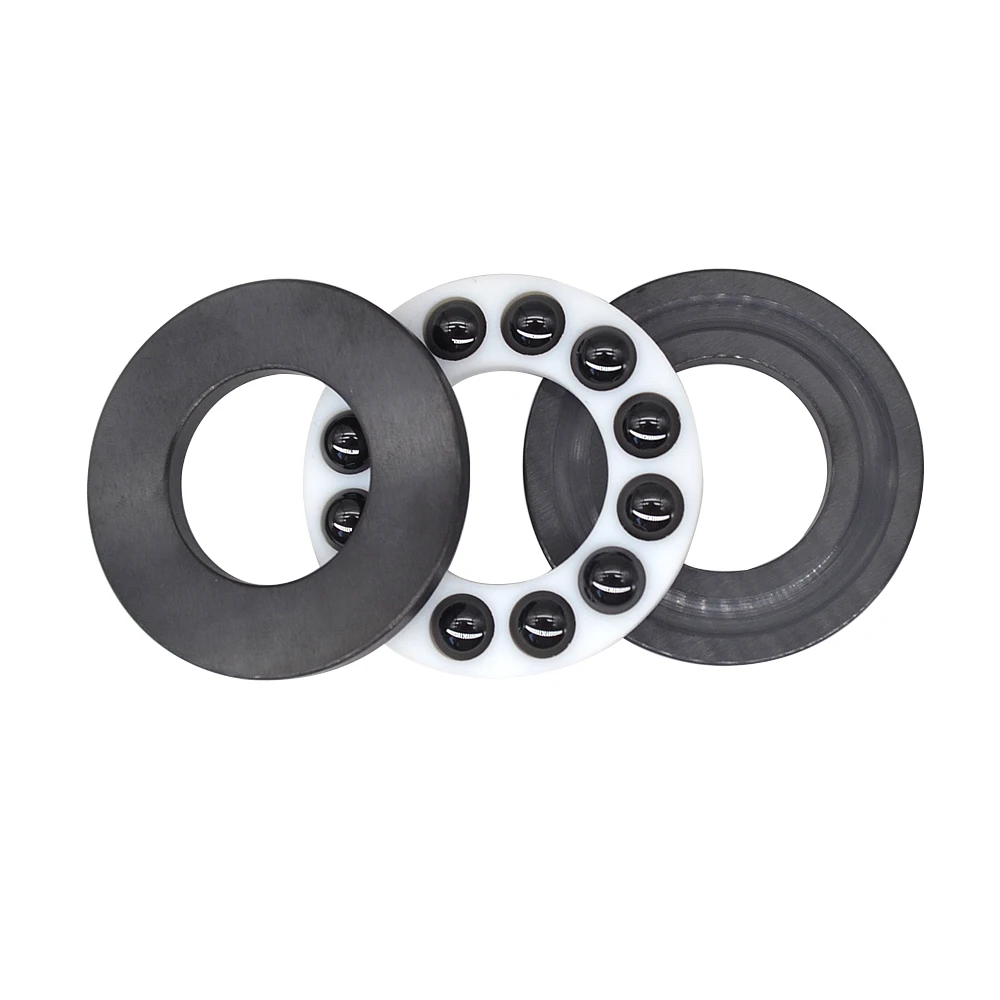 High Temperature PTFE Cage Si3N4 Ceramic Thrust Ball  Bearings 51103 Size 17*30*9mm