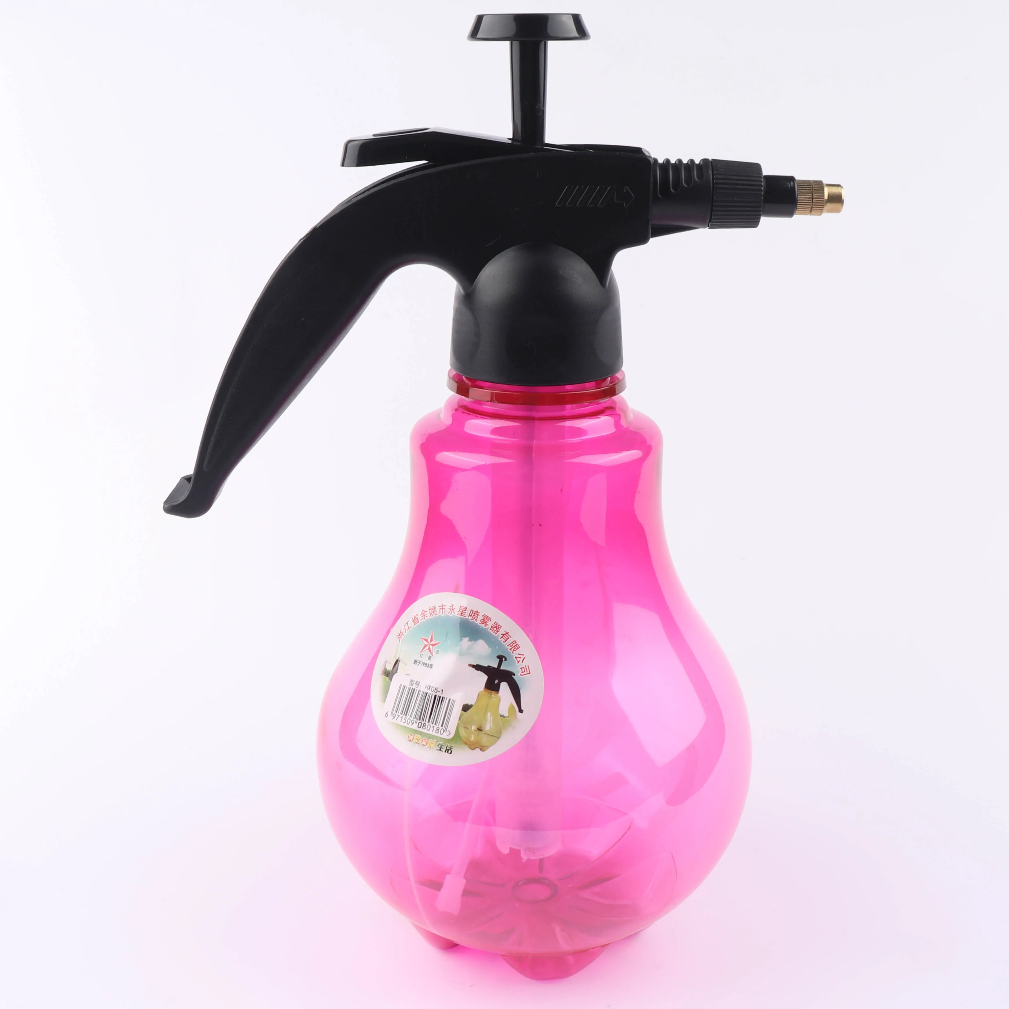 Durable 1.5L plastic garden pump high pressure agricultural sprayer with cleaning bottle