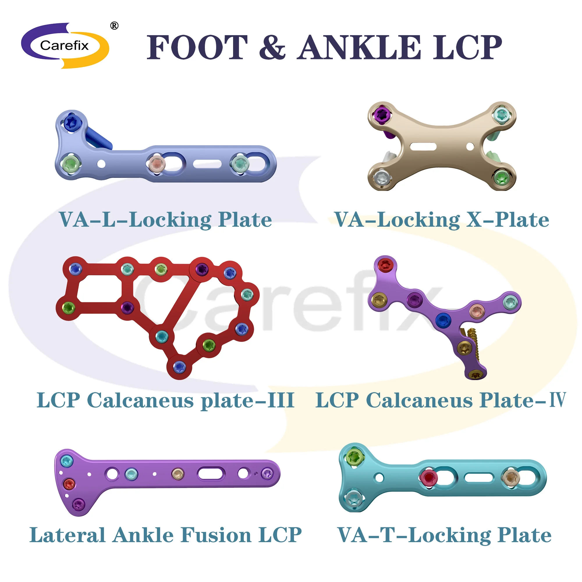 CareFix Orthopedic Plate Calcaneus Lcp Bone Orthopedic Trauma Plates Internal Fixation Instrument