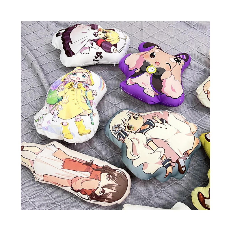Custom Throw Pillow Cute Cartoon Anime Buti Printed Double Sided Pillow Sleeping Hugging Throw Pillow